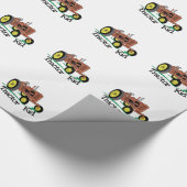 Papier Cadeau Enfant de tracteur (Coin)