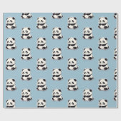 Papier Cadeau Enfants Cadeau mignon Sleepy Panda (Plat)