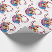 Papier Cadeau Enfants courageux montant dans un tour de (Coin)