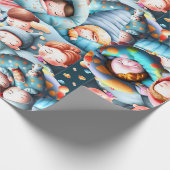 Papier Cadeau Enfants dormant couchage sommeil sommeil sommeil p (Coin)