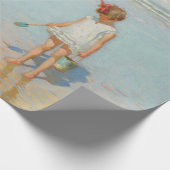 Papier Cadeau Enfants en bord de mer (Summer Beach Scene) (Coin)