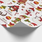 Papier Cadeau Enfants Joyeux Noël (Coin)