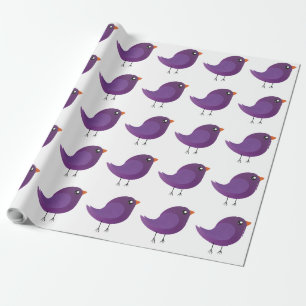 Papier Cadeau Enfants mignonette birdy