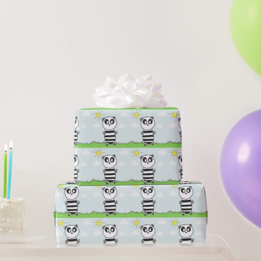 Papier Cadeau Enfants Panda (Cadeaux de fête)
