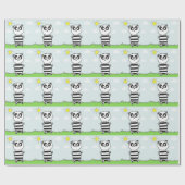 Papier Cadeau Enfants Panda (Plat)
