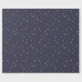 Papier Cadeau Enfants Starry Night Sky Stars dans l'espace Multi (Plat)