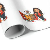 PAPIER CADEAU ENFJ (Coin rond)