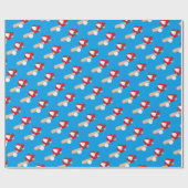 Papier Cadeau Engin de baseball (Plat)