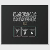Papier Cadeau Engineer Materials Engineering Is Fun (Plat)