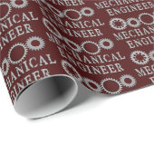 Papier Cadeau Engins mécaniques (Coin rond)