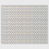 Papier Cadeau Enlèvement d'Alien UFO UAP (Plat)