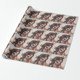 Papier Cadeau Enlèvement des enfants par Krampus