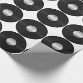 Papier Cadeau Enregistrement LP Vinyl Look (Coin)