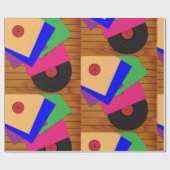 Papier Cadeau Enregistrements phonographiques (Plat)