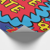 Papier Cadeau Enregistrer la date Comic Heroes (Coin)