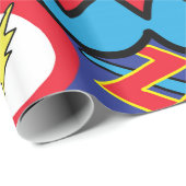 Papier Cadeau Enregistrer la date Comic Heroes (Coin rond)