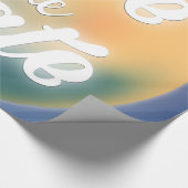 Papier Cadeau Enregistrer la lune magique de la date (Coin)