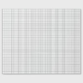 Papier cadeau enrobé noir et blanc (Plat)