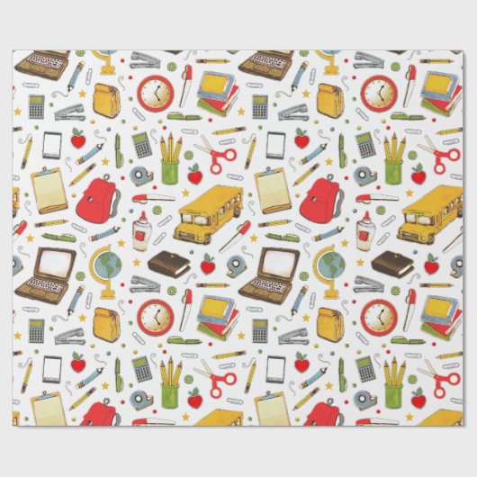 Papier Cadeau Enseignant (Plat)