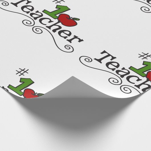 Papier Cadeau Enseignant à l'école (Coin)