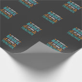 Papier Cadeau Enseignant à temps plein Design de sorcière Hallow (Coin)