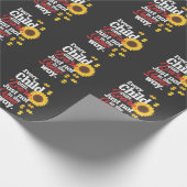 Papier Cadeau Enseignant de l'éducation spéciale du tournesol de (Coin)