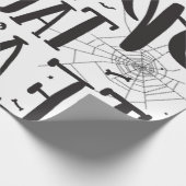Papier Cadeau Enseignant effrayant - Professeur drôle Halloween (Coin)