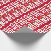 Papier Cadeau Enseignant fort avec la pomme rouge (Coin)