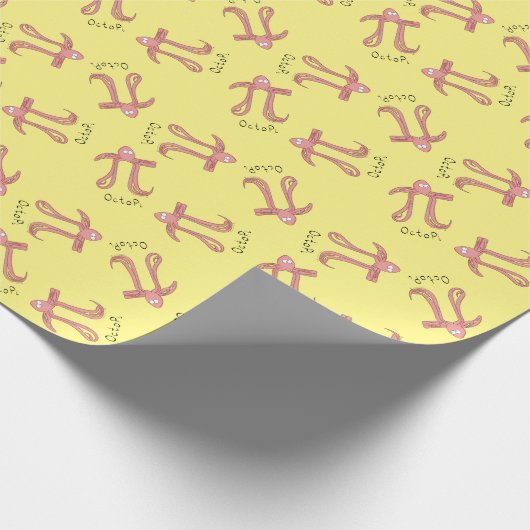 Papier Cadeau Enseignant Funny Math Octopus (Coin)