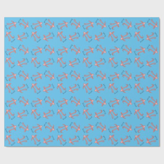 Papier Cadeau Enseignant Funny Math Octopus (Plat)