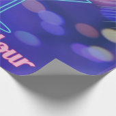 Papier Cadeau Enseigne néon Chaque heure est une heure heureuse (Coin)