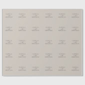 Papier Cadeau ensemble Beige Romantique (Plat)