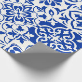 Papier Cadeau Ensemble de 16 azulejos en bleu, blanc. Original (Coin)