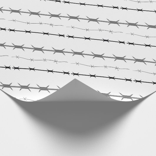 Papier Cadeau ensemble de barbelé (Coin)