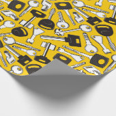 Papier Cadeau Ensemble de clés Arrière - plan (Coin)
