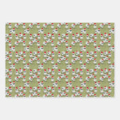 papier cadeau ensemble de fêtes avec des moutons c (Devant 3)