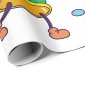 Papier Cadeau Ensemble de nourriture et de boisson dans le style (Coin rond)