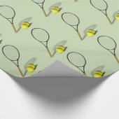 Papier Cadeau Ensemble de sport de tennis (Coin)