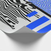 Papier Cadeau Ensemble universel de formes géométriques modernes (Coin)