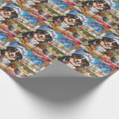 Papier Cadeau Entlebucher Mountain Holiday Baking : Festif (Coin)