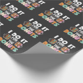 Papier Cadeau Entraînement de remise en forme en haltérophilie (Coin)