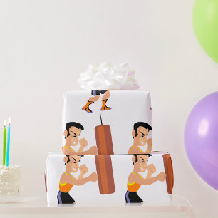 Papier Cadeau Entraînement en boîte avec sac de poinçonnage