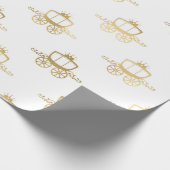 Papier Cadeau Entraîneur d'or Cinderella Princess Royal Magic (Coin)