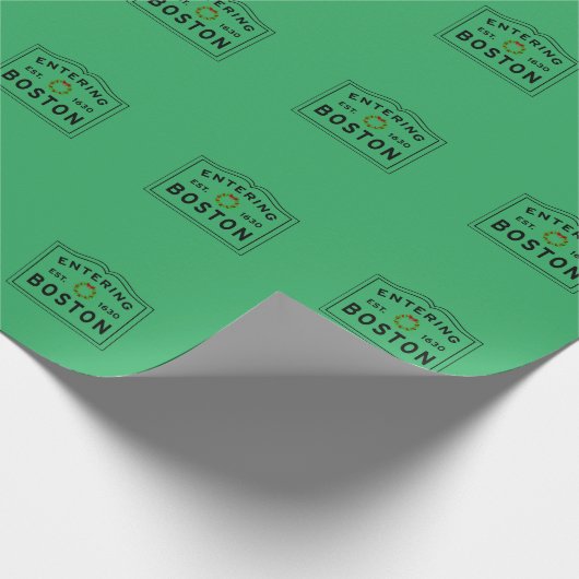Papier Cadeau Entrée Boston MA (Coin)