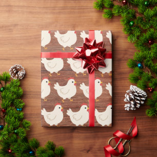 Papier Cadeau Entreprise de Ferme Rustique Moderne