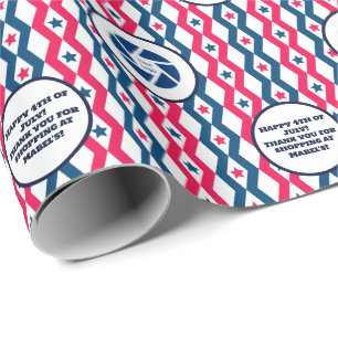 Papier Cadeau Entreprise de vente au détail Texte de logo diaman