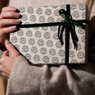 Papier Cadeau Entreprise Marquée Événement Votre Logo Ici Entrep