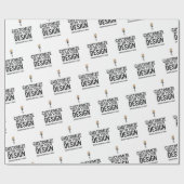 Papier Cadeau Entreprise Personnalisée Petite Entreprise Sur Mes (Plat)