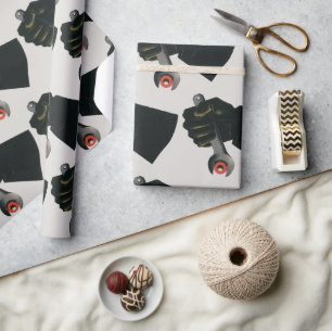 Papier Cadeau Entreprise vintage, Fabrication Usine Machiniste