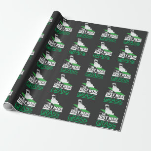 Papier Cadeau Entretien de pelouse amusant tondeuse de pelouse